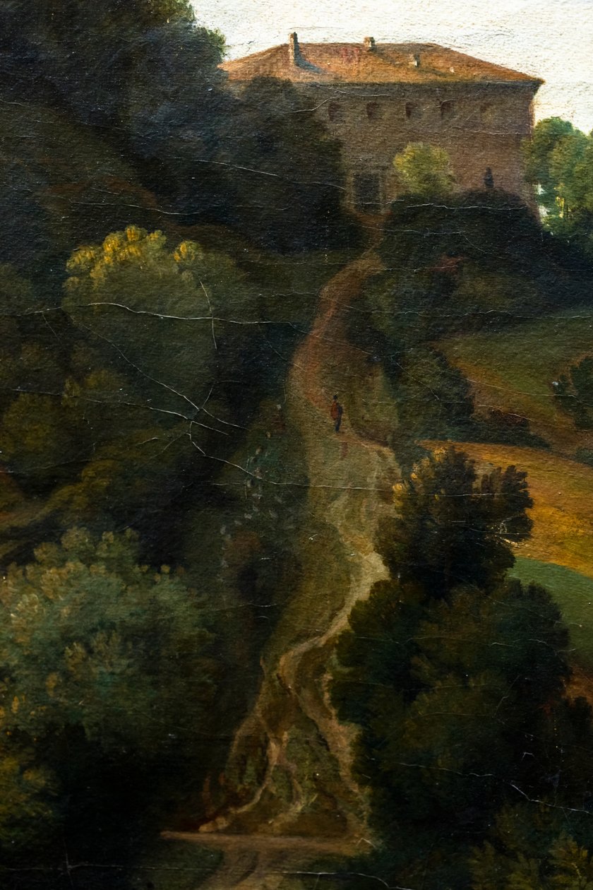 The Villa Madame in Rome (detail) by Blaise-Alexandre Desgoffe
