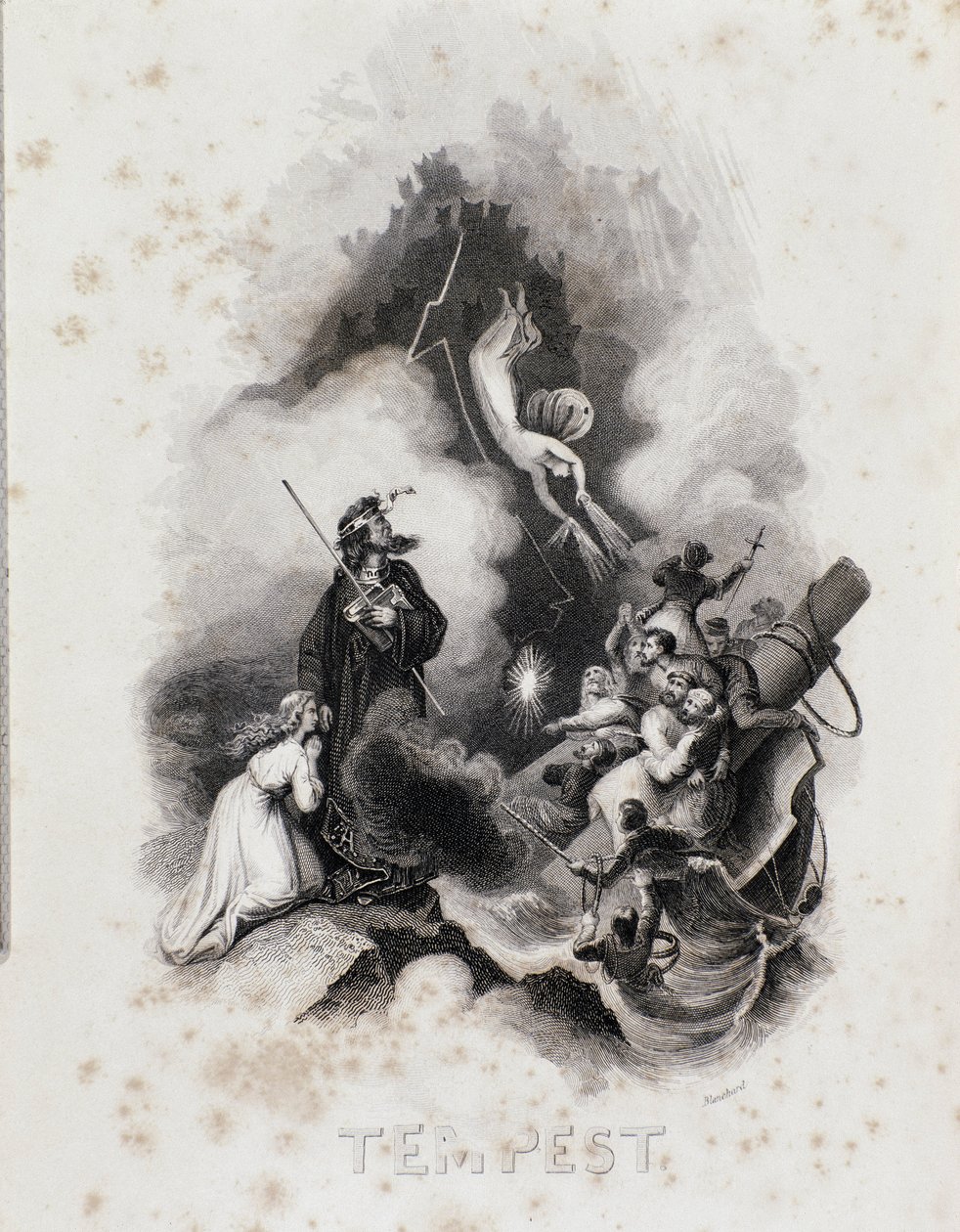 Engraving for the First Act of William Shakespeare