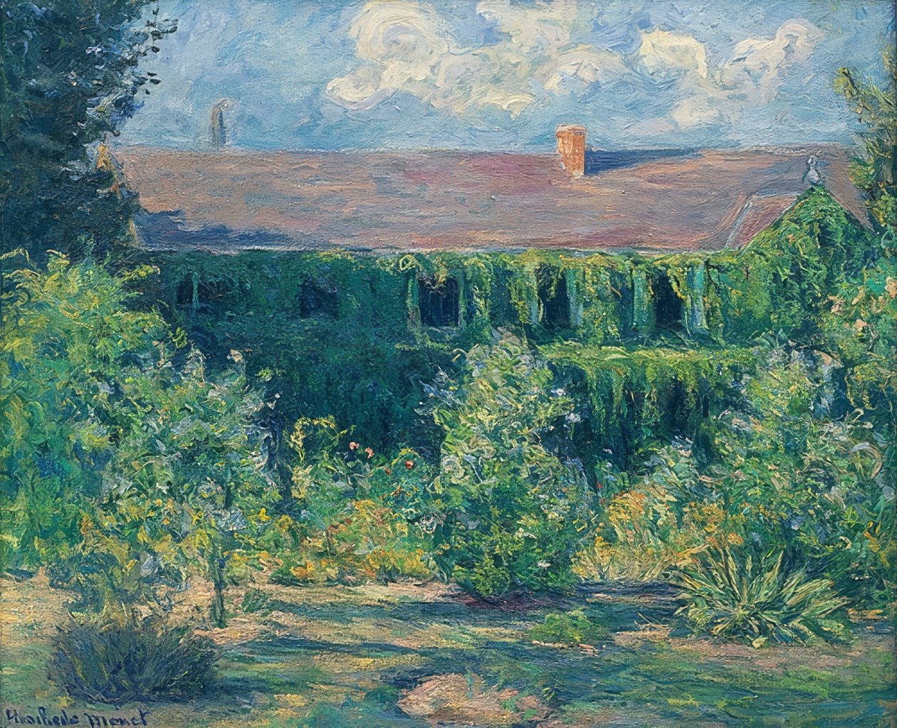 House and Garden of Claude Monet by Blanche Hoschede-Monet