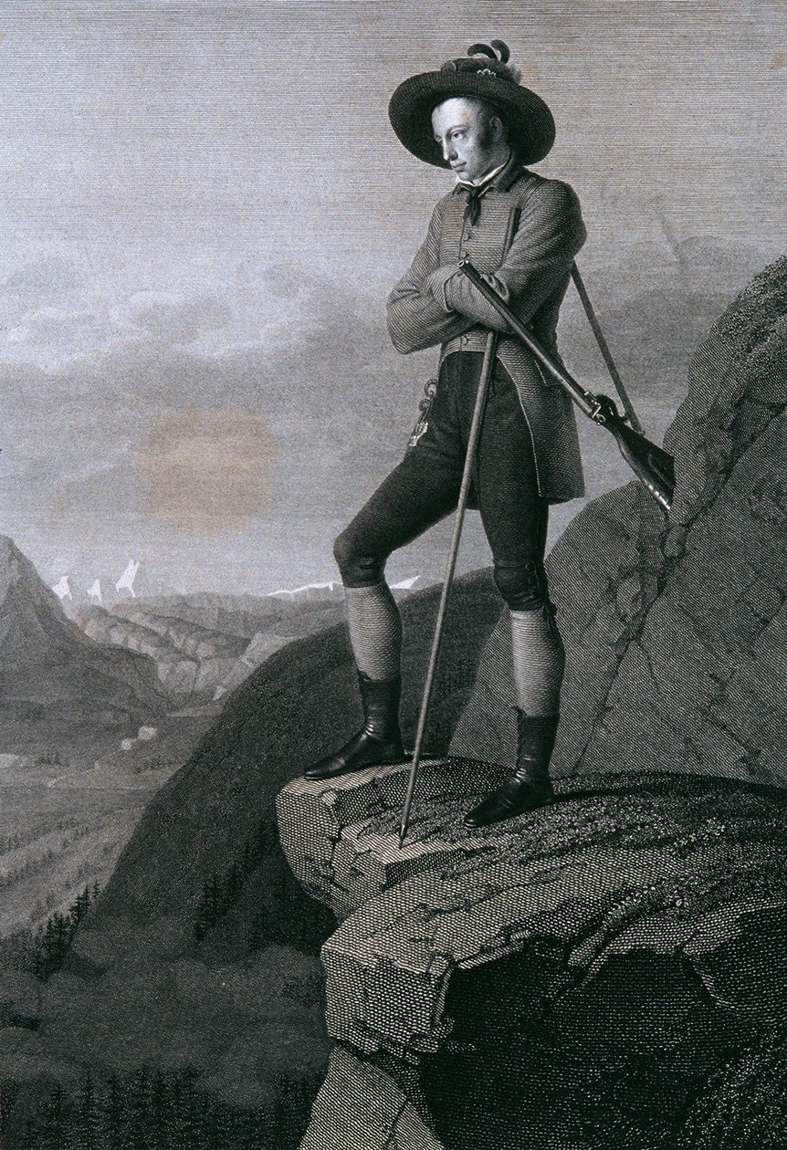 Archduke Johann as Chamois Hunter by Blasius Höfel
