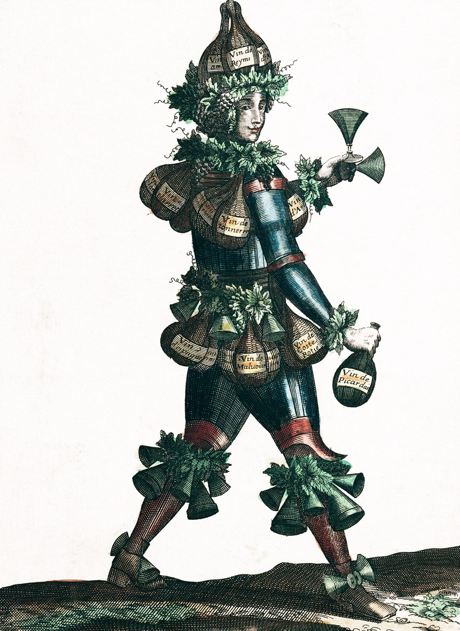 The Innkeeper, allegorical costume design by Nicolas Bonnart