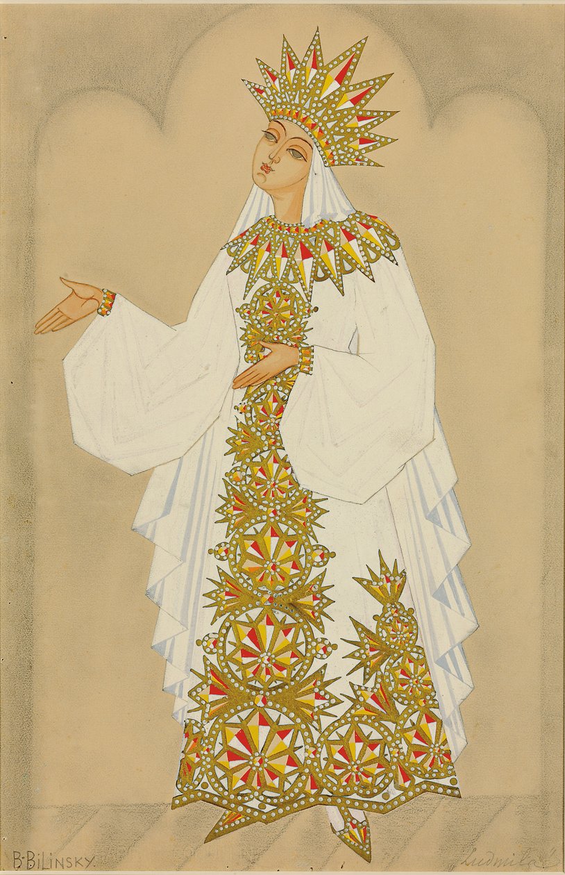 Costume Design for Ludmila from the Opera 