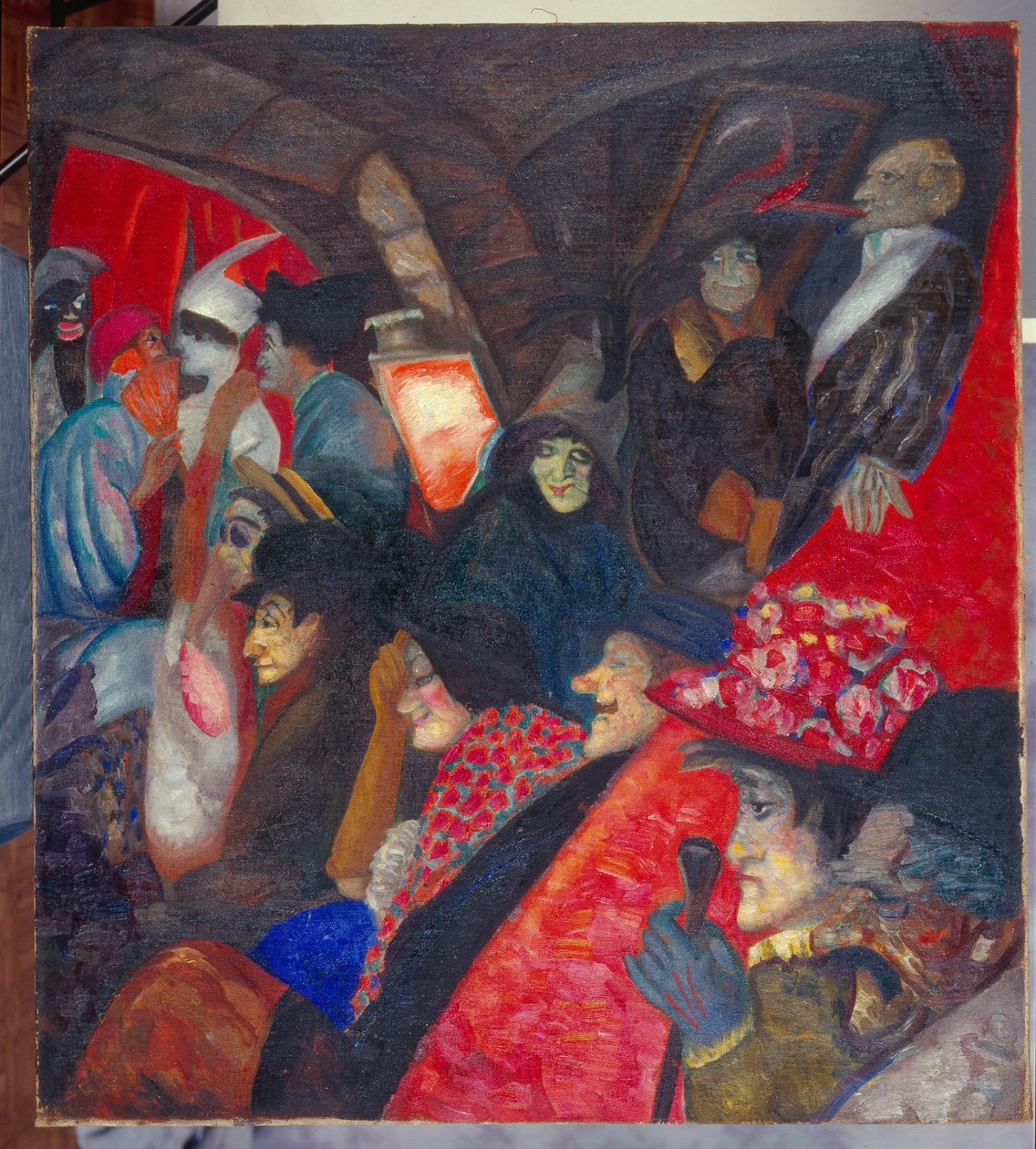 Cabaret Black Cat in Paris by Boris Dmitrievich Grigoriev