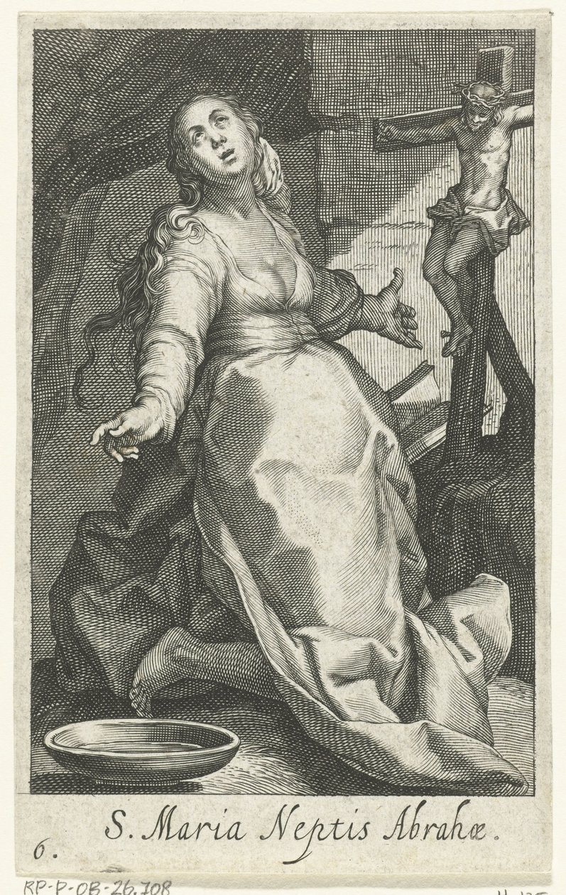 Saint Mary as a Hermit by Boëtius Adamsz. Bolswert