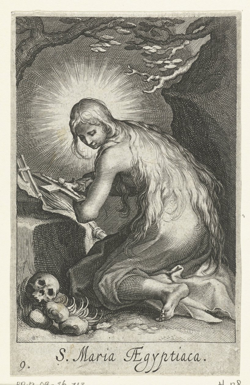 Saint Mary of Egypt as a Hermit (Hermits) by Boëtius Adamsz. Bolswert