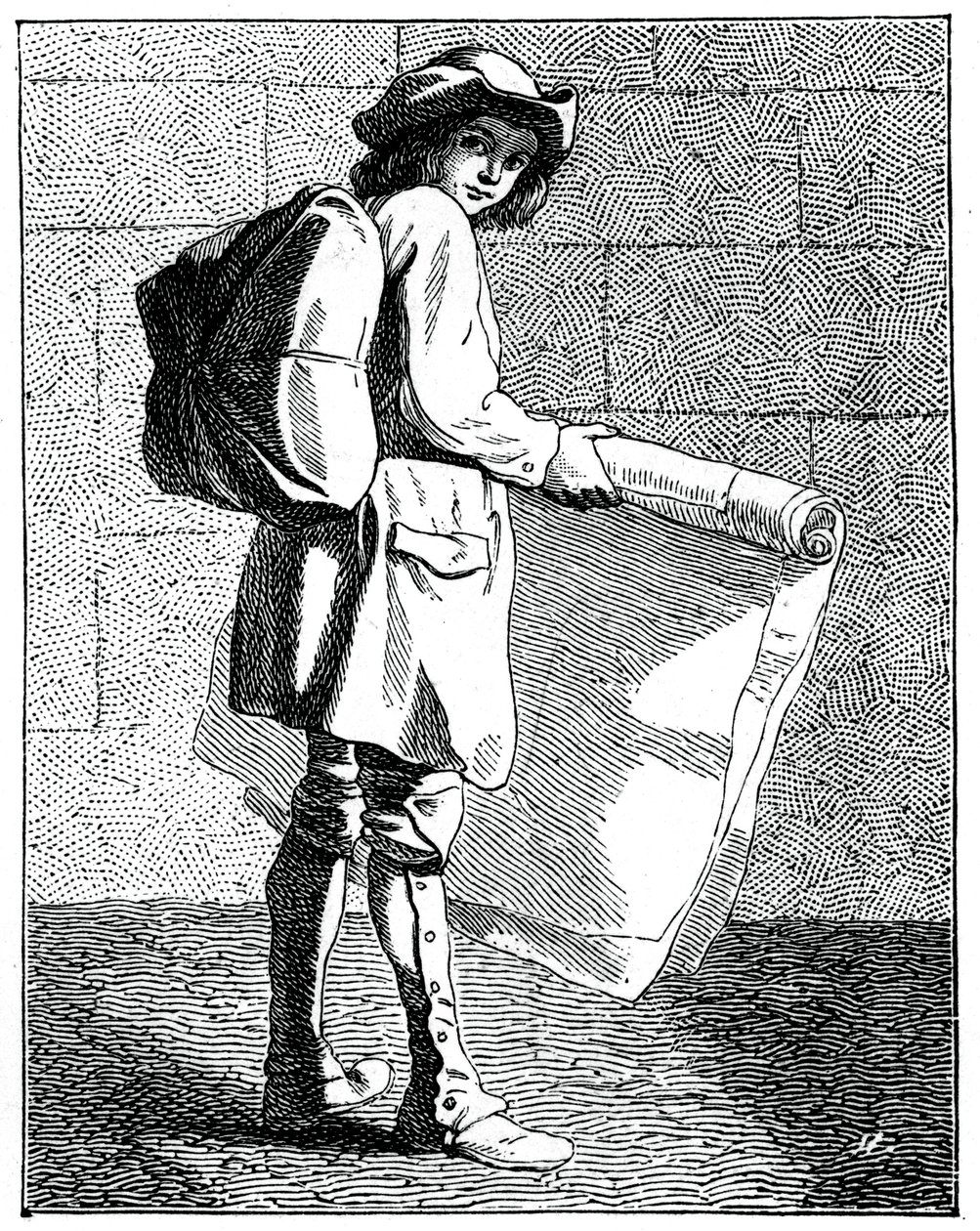 The Print Seller, 1737-1742 by Bouchardon