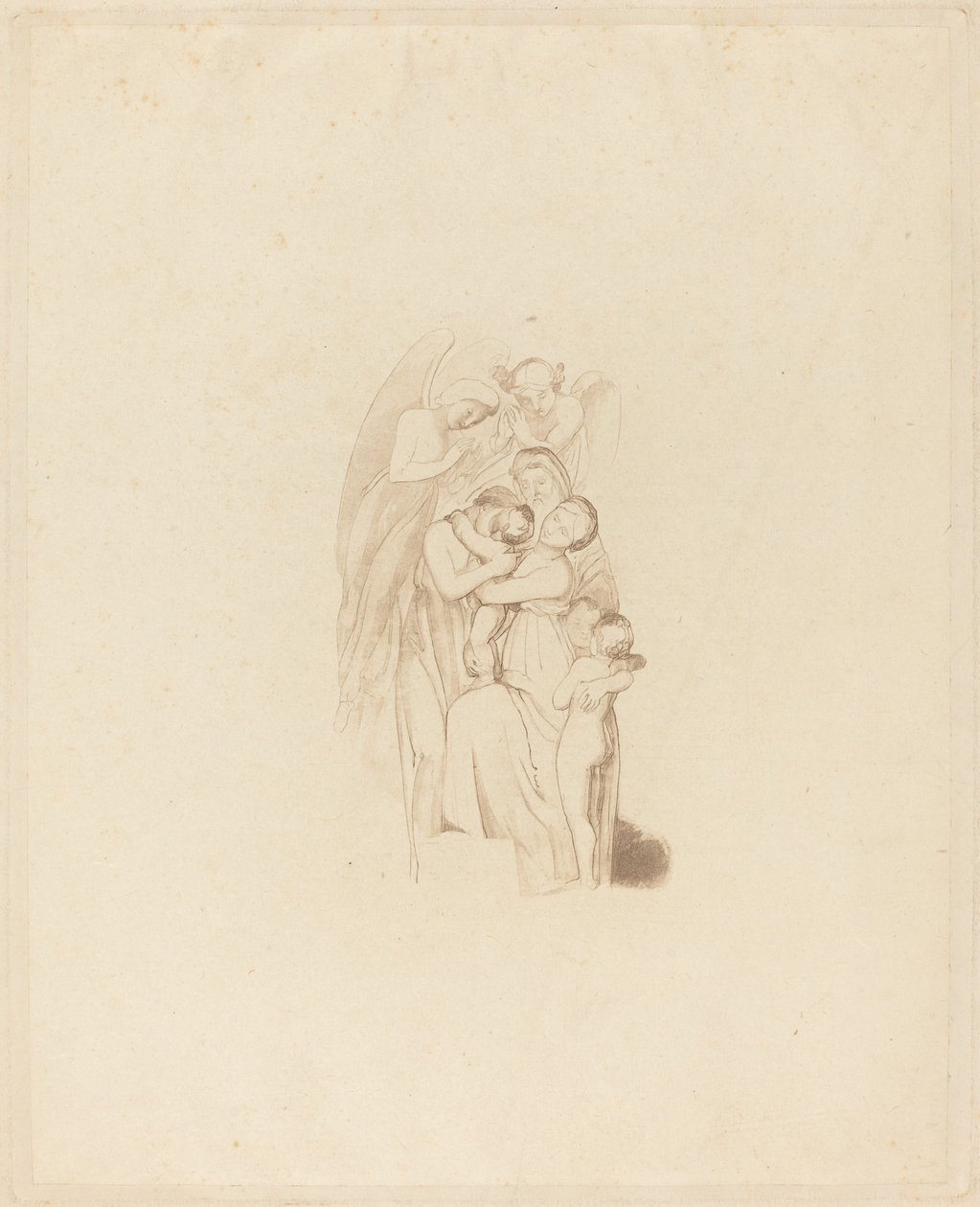 Holy Family with Angels l.1: The March of the Intellect by British 19th Century