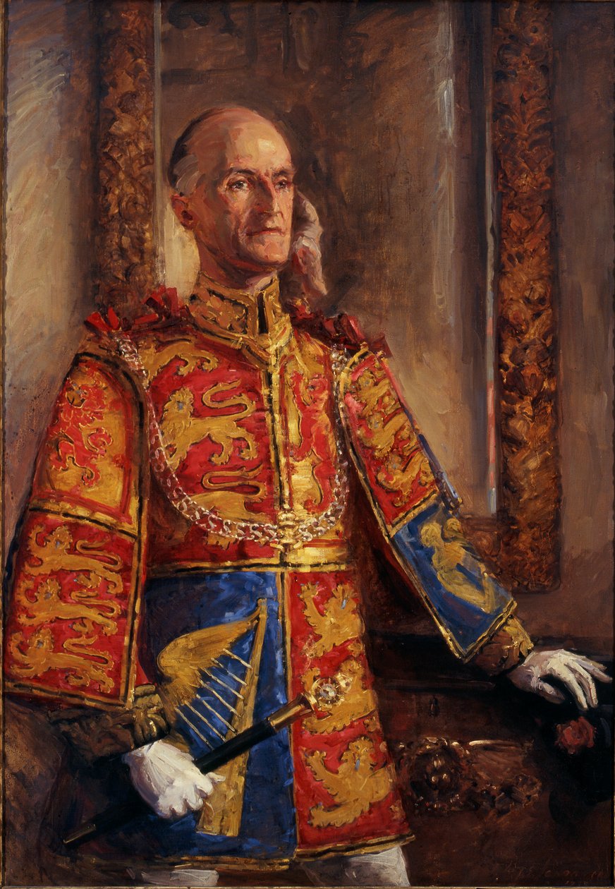 Aubrey John Toppin, MVO, FSA, Norroy and Ulster King of Arms by British School