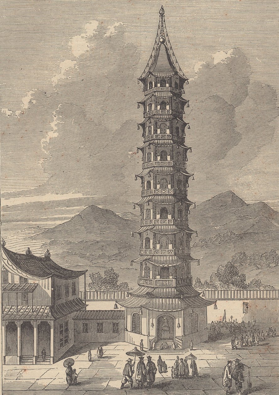Porcelain Tower of Nanjing by British School