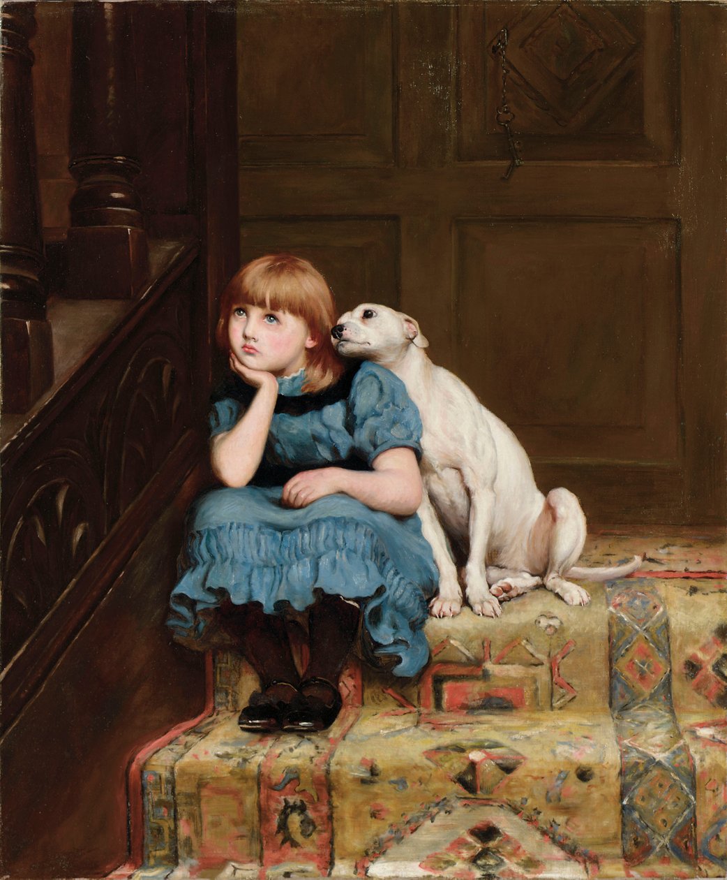Sympathy by Briton Riviere: Premium art reproduction