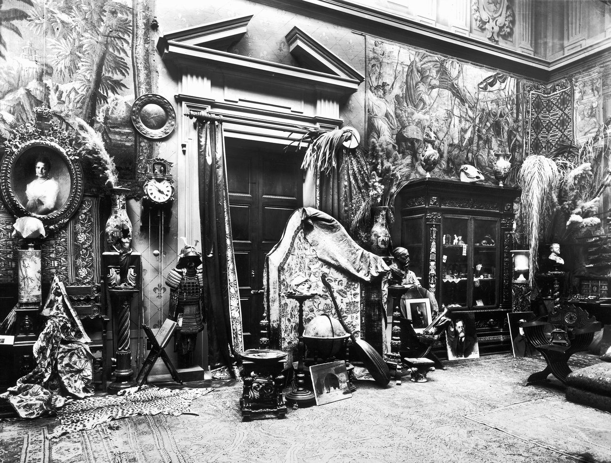 Studio of the Florentine painter Edoardo Gelli by Brogi Brogi