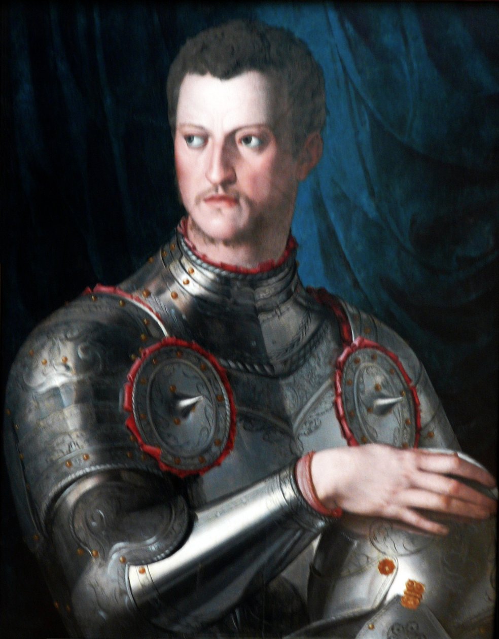 Portrait of Cosimo I dei Medici in Armour by Bronzino