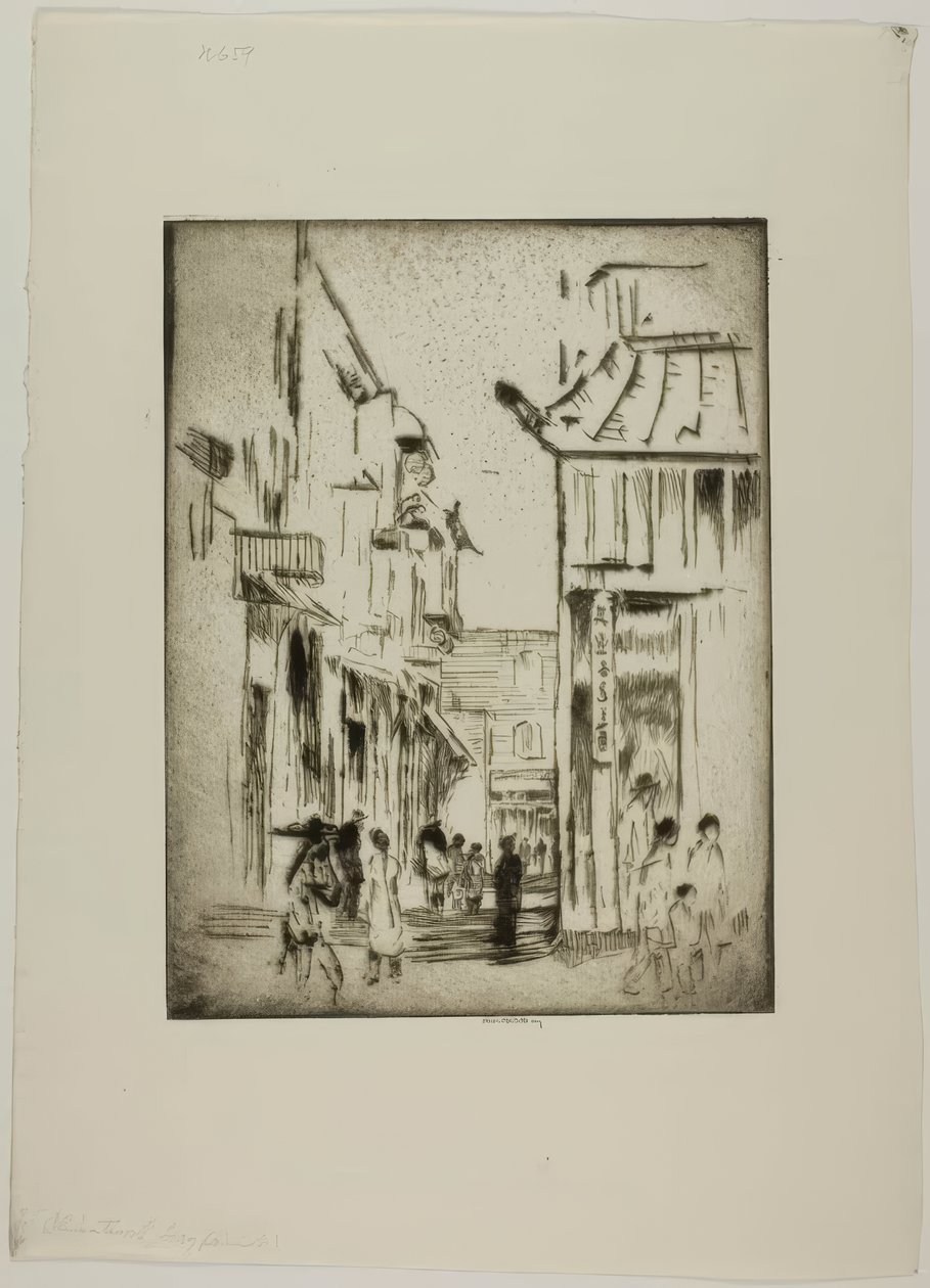 San Francisco - Chinatown by Bror Julius Olsson Nordfeldt