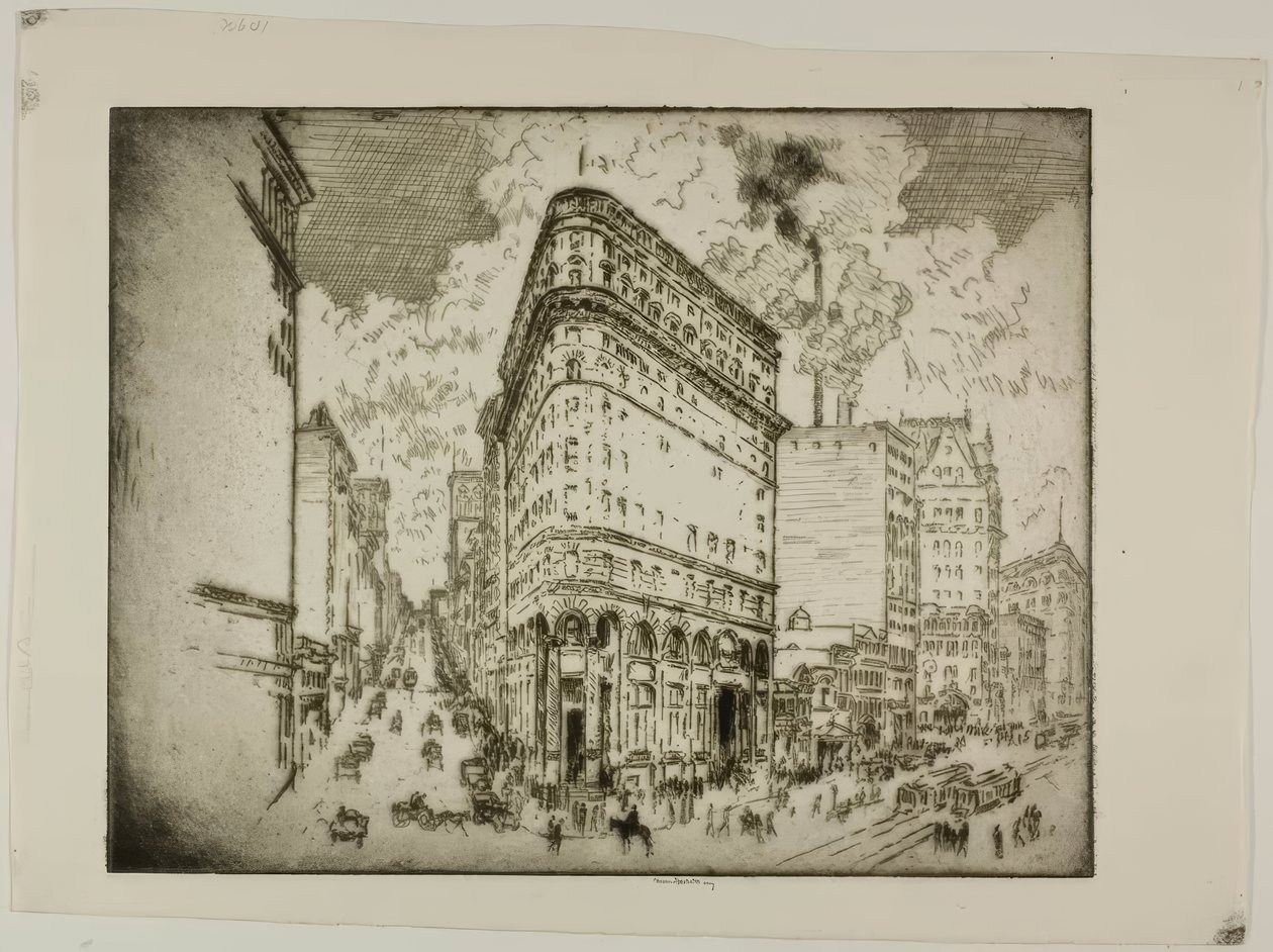 San Francisco - Mounted Policeman by Bror Julius Olsson Nordfeldt