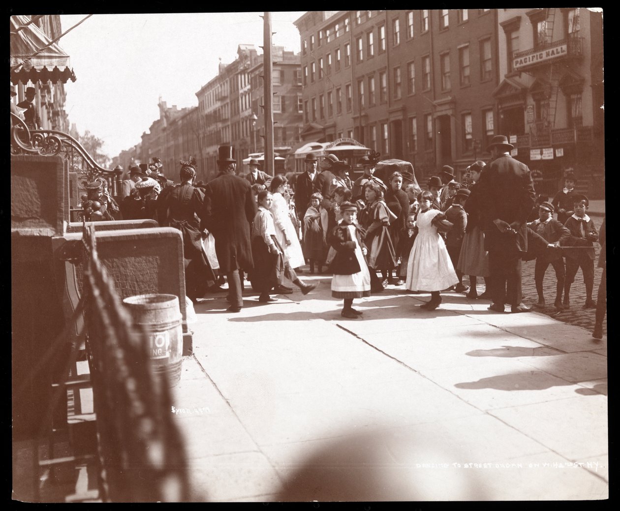 New York Street Scene by Byron Company