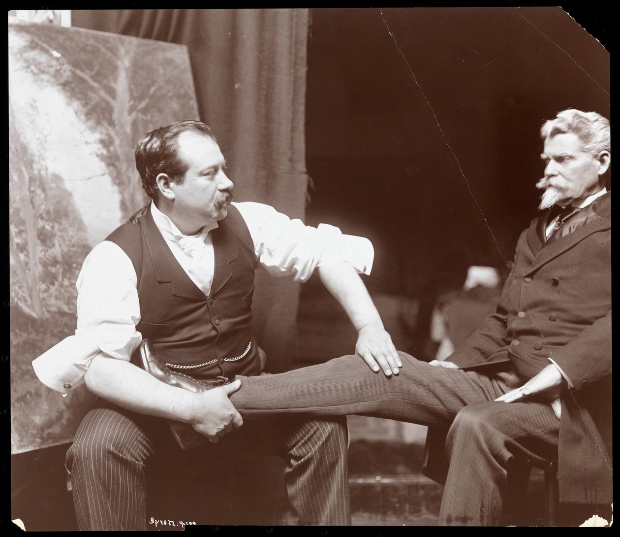Professor Atkinson with a Male Patient, 1898 by Byron Company