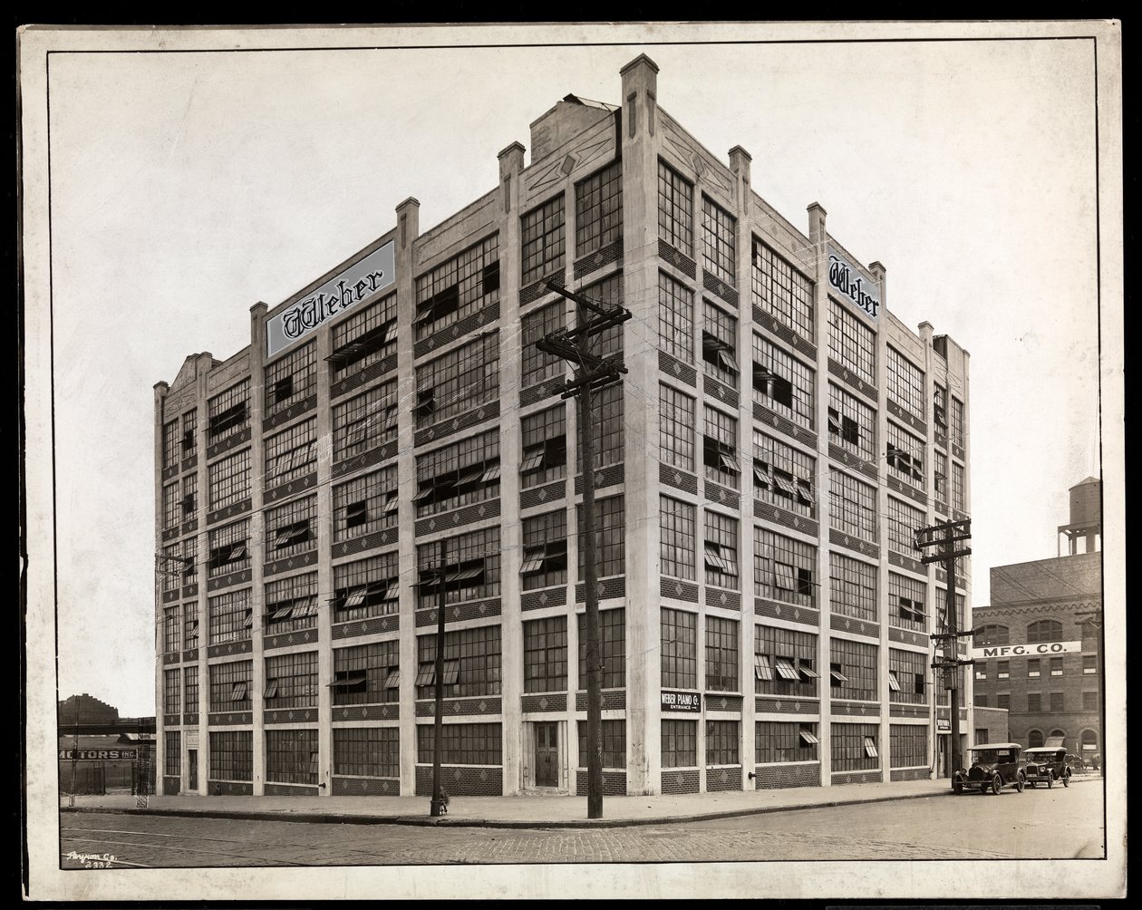 The Aeolian Company Factory, 138th Street and Willow Avenue, Bronx, New York, 1924 by Byron Company