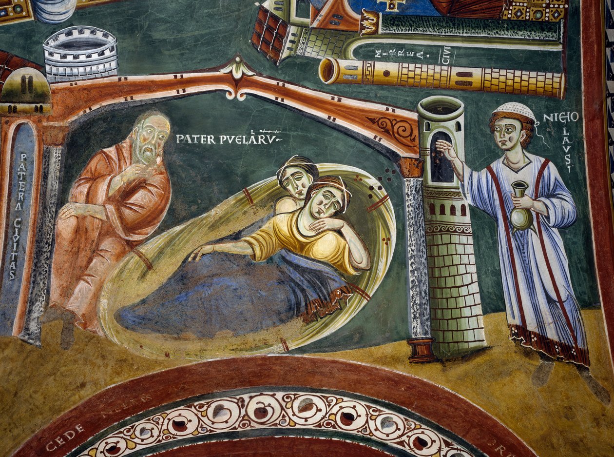 Saint Nicholas Saving Rich Merchant Fallen into Poverty and Pays His Daughters