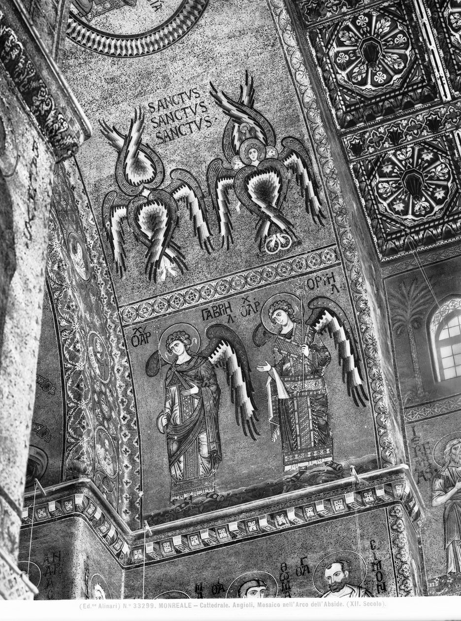 Detail of Angels from the Apse by Byzantine Byzantine