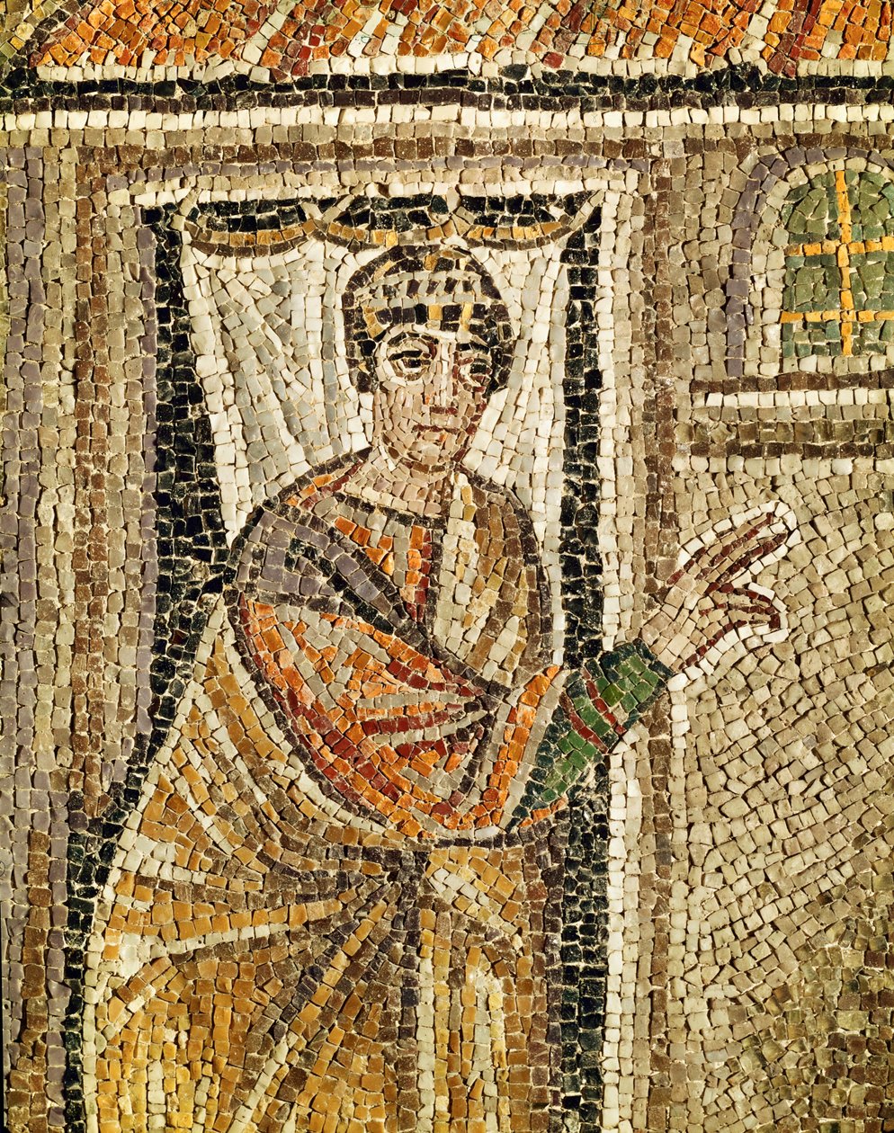 The Doorkeeper Recognizes Saint Peter (detail) by Byzantine School
