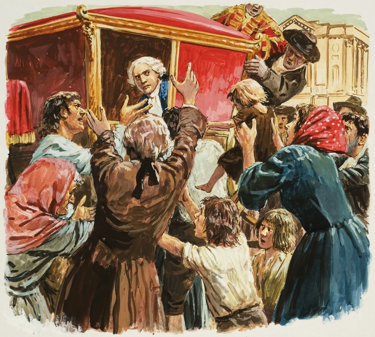 Louis XV in his Carriage by C.L. Doughty