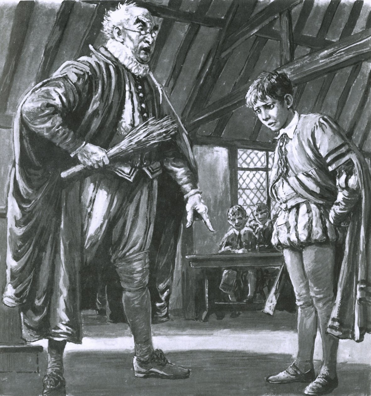 Shakespeare Being Disciplined as a Boy by C.L. Doughty