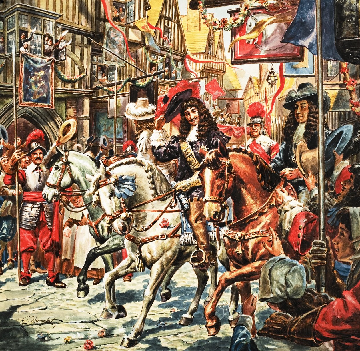 Story of Our Capital: Plague Over London. Charles II. by C.L. Doughty