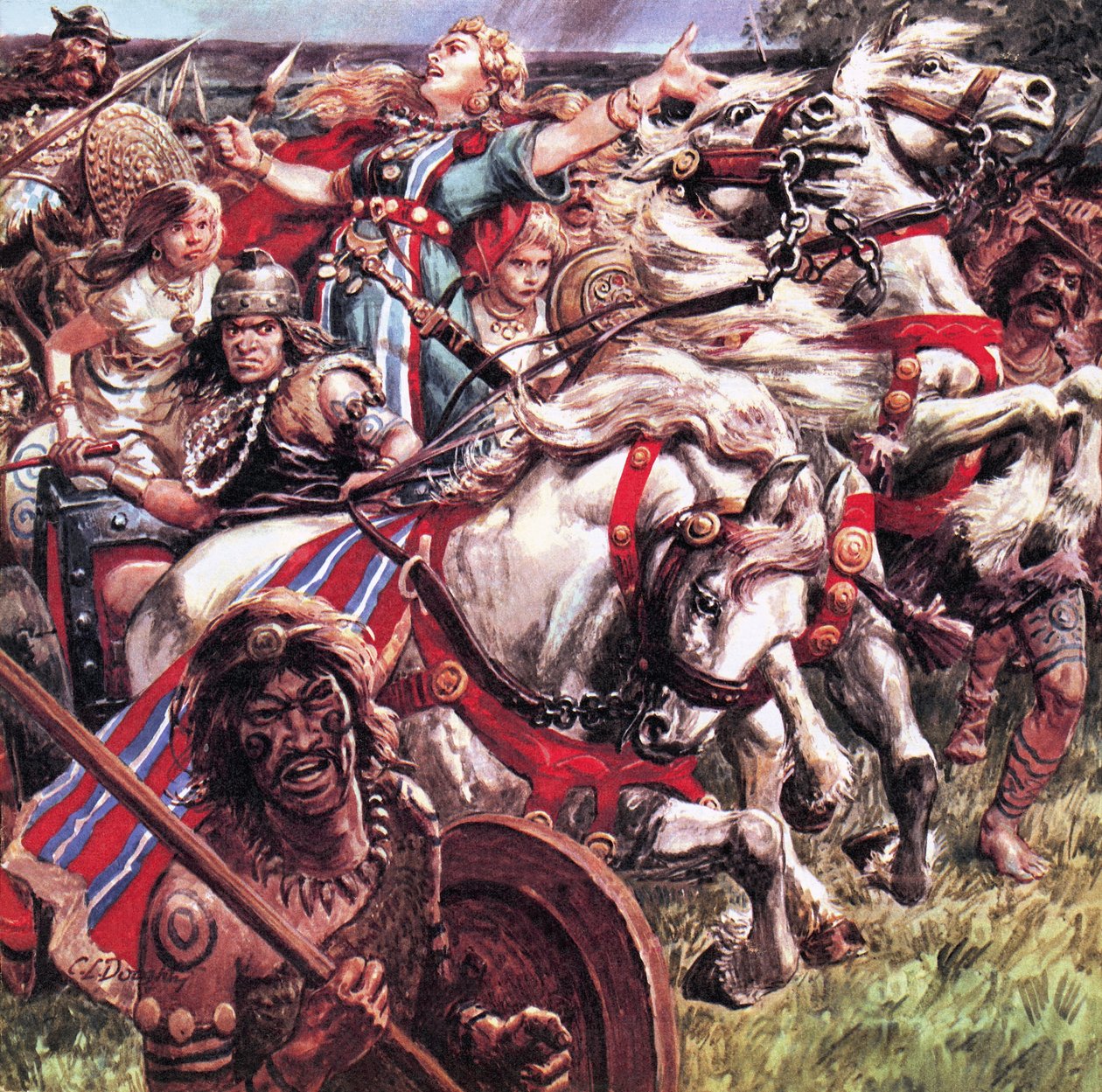 The Rebel Queen: Boadicea Raised an Army Against the Roman Invaders by C.L. Doughty