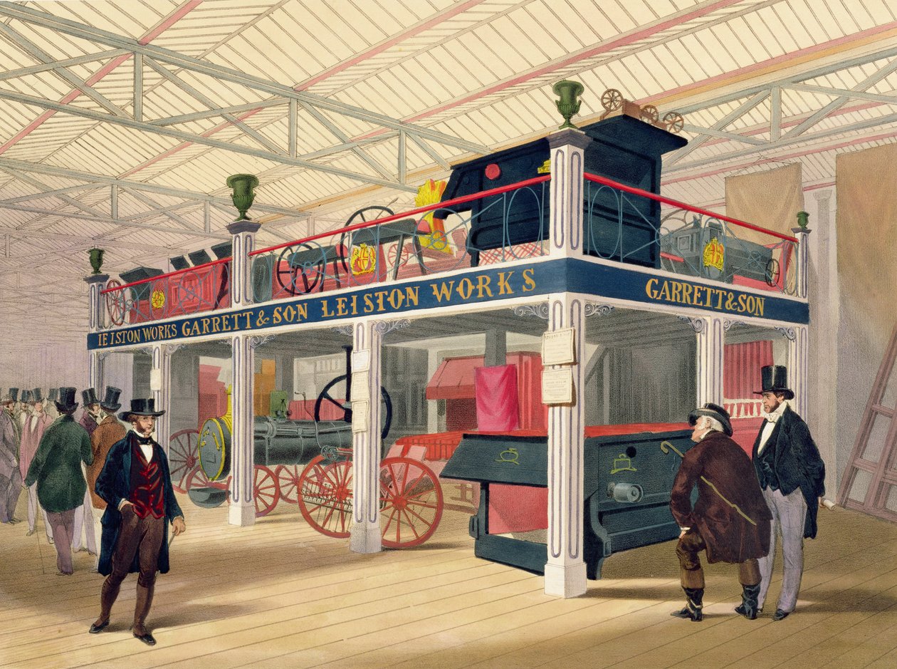 Crystal Palace, the Agricultural Court by C.T. Dolby