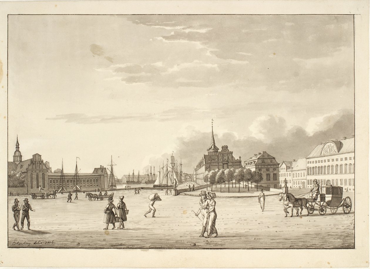 The Square in Copenhagen with Holmen