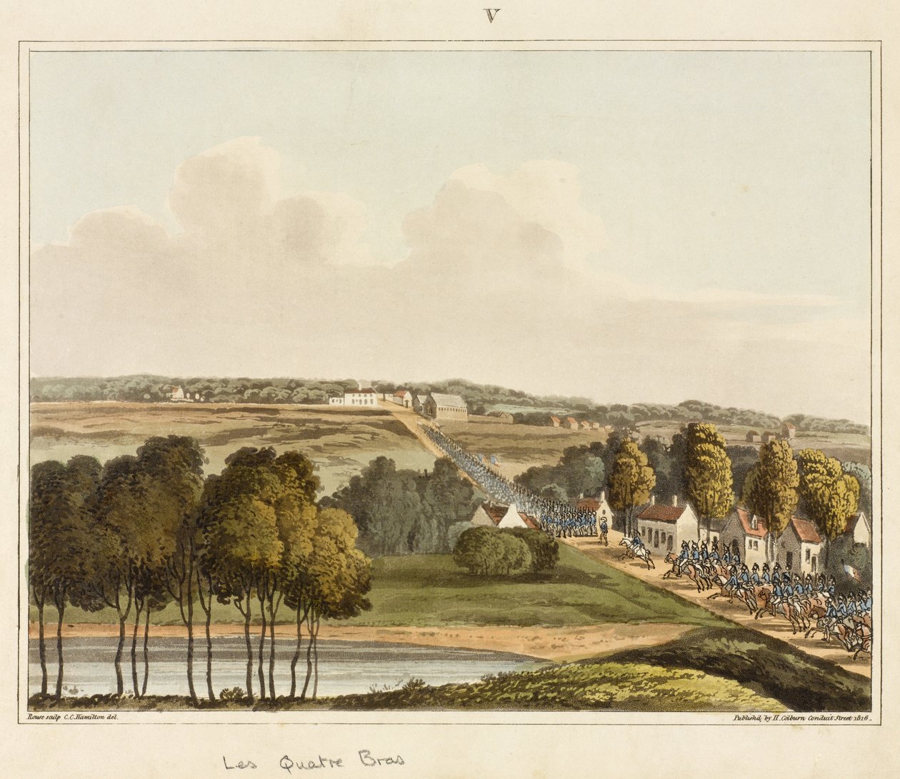 Les Quatre Bras, from 