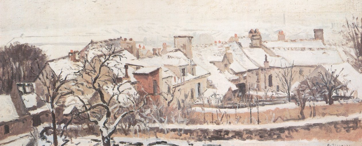 Winter by Camille Jacob Pissarro