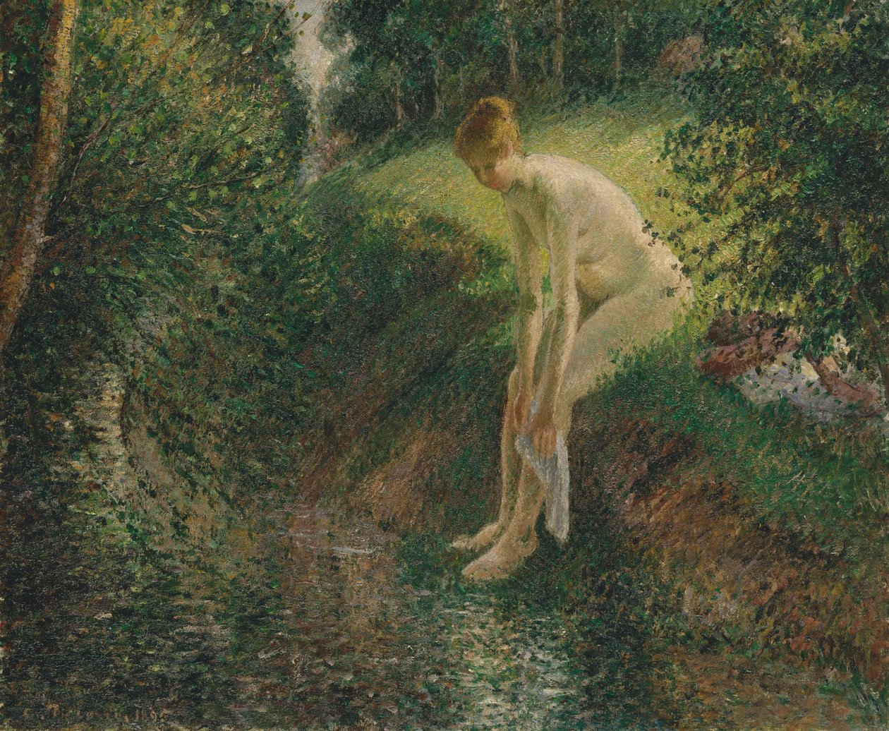 Bather in the Woods by Camille Jacob Pissarro