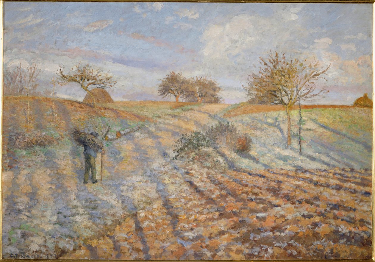Hoarfrost by Camille Pissarro