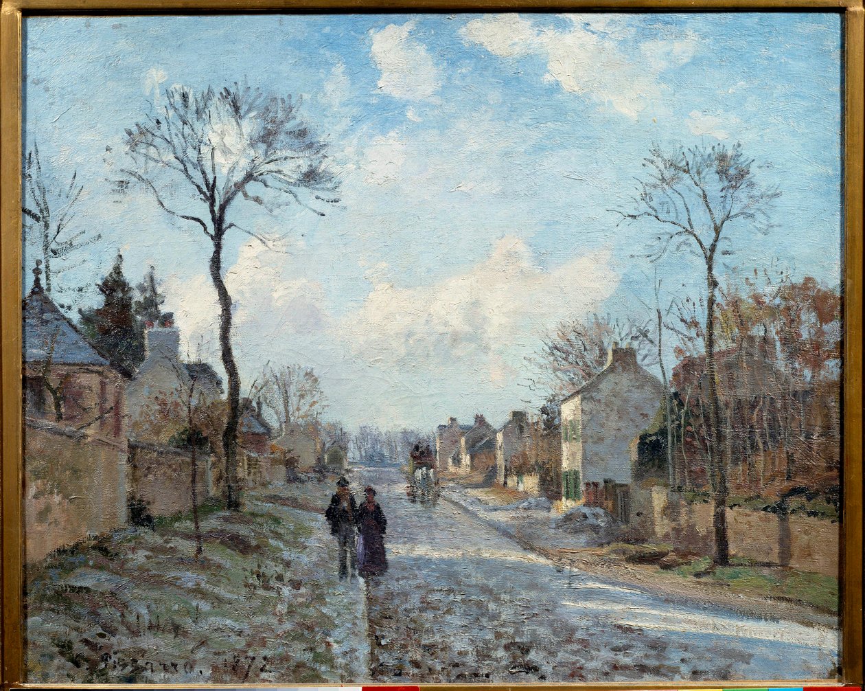 The Road to Louveciennes by Camille Jacob Pissarro