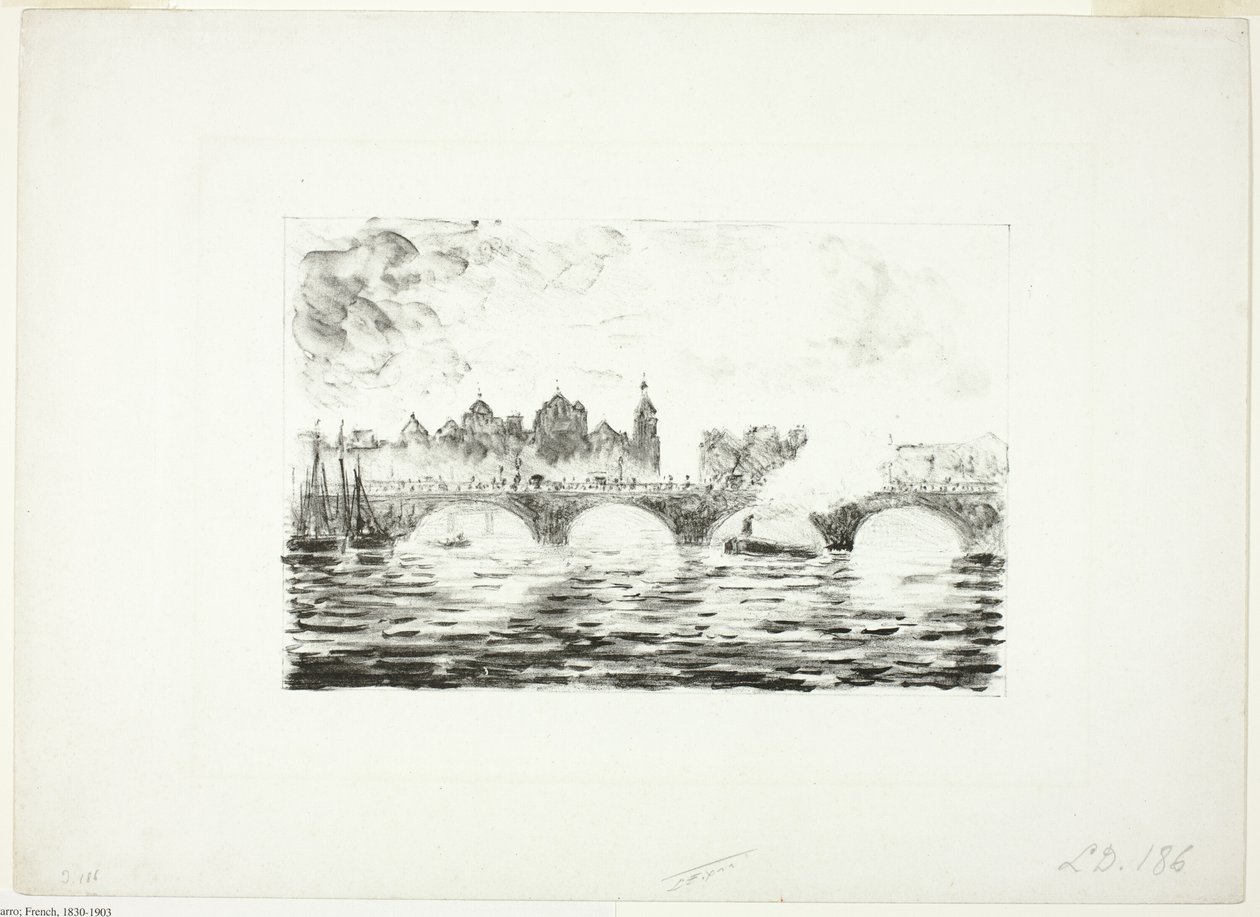 The Houses of Parliament, London by Camille Pissarro