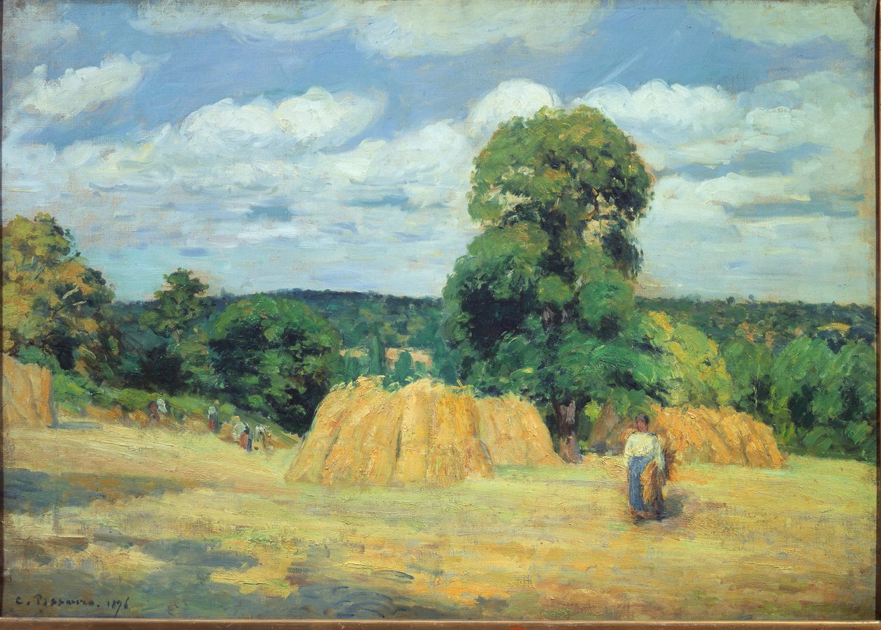The Harvest in Montfoucault in Mayenne