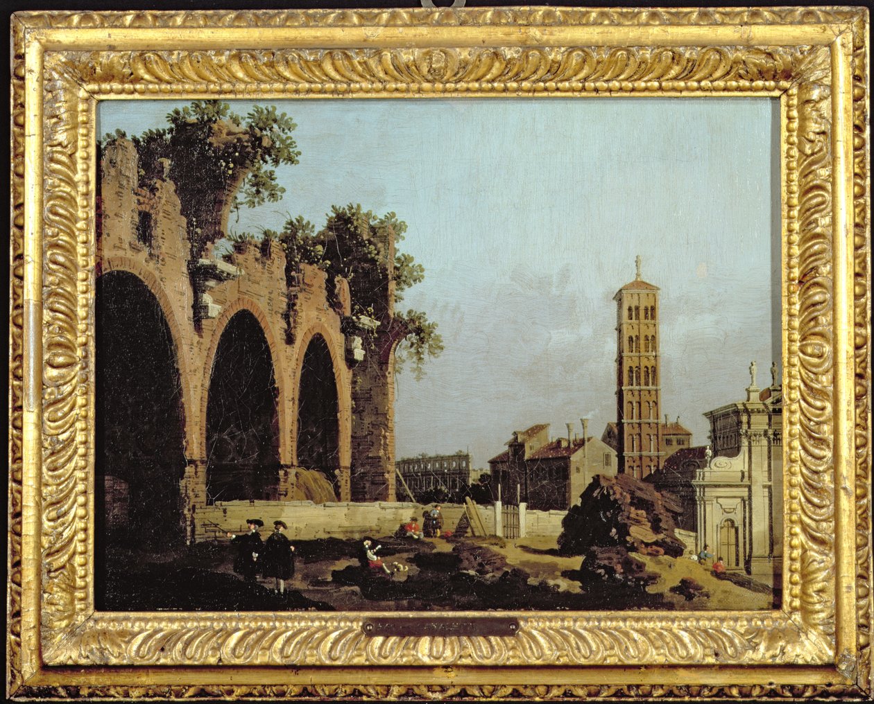 The Basilica of Maxentius by Giovanni Antonio Canal
