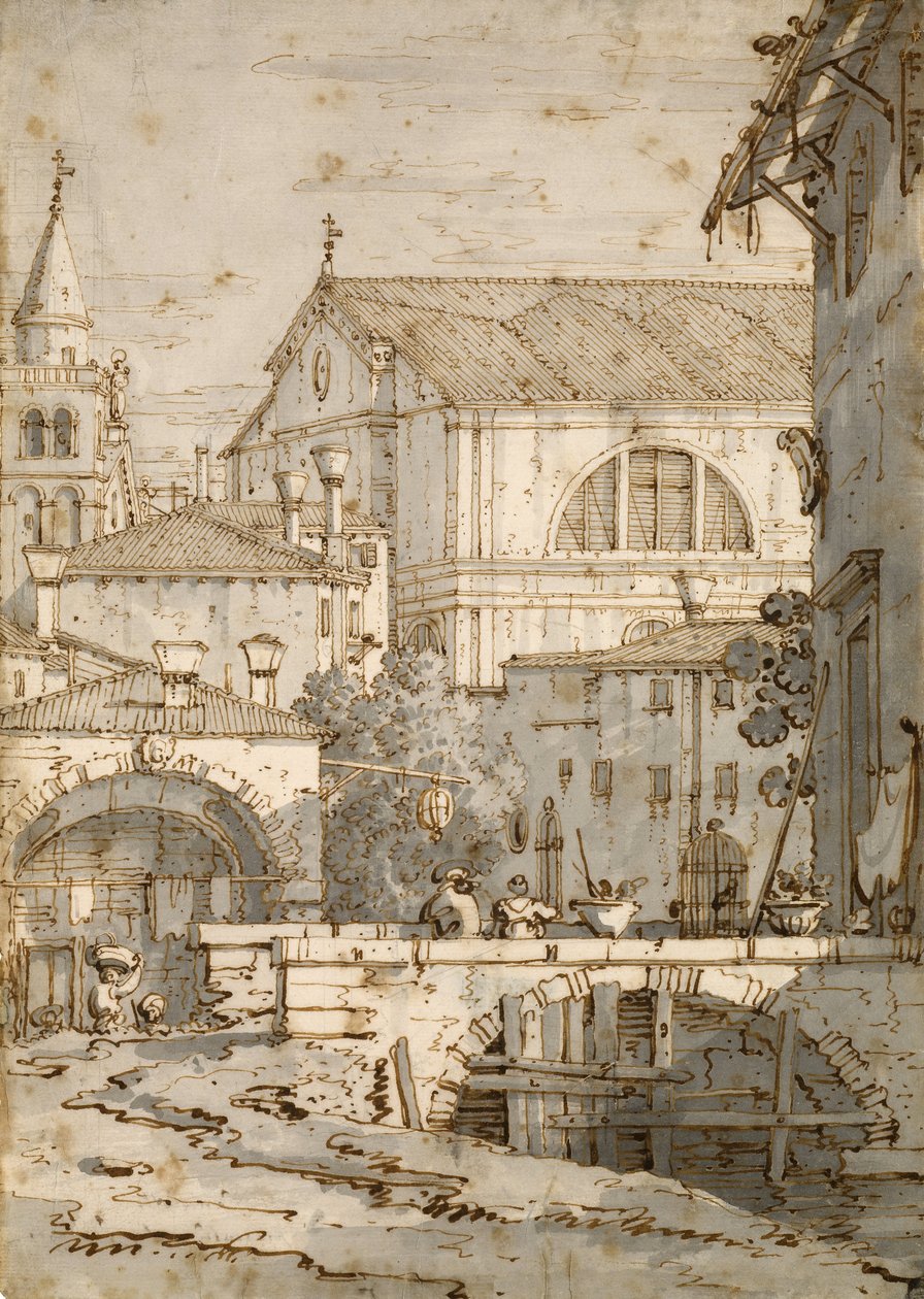 Architectural Capriccio by Canaletto