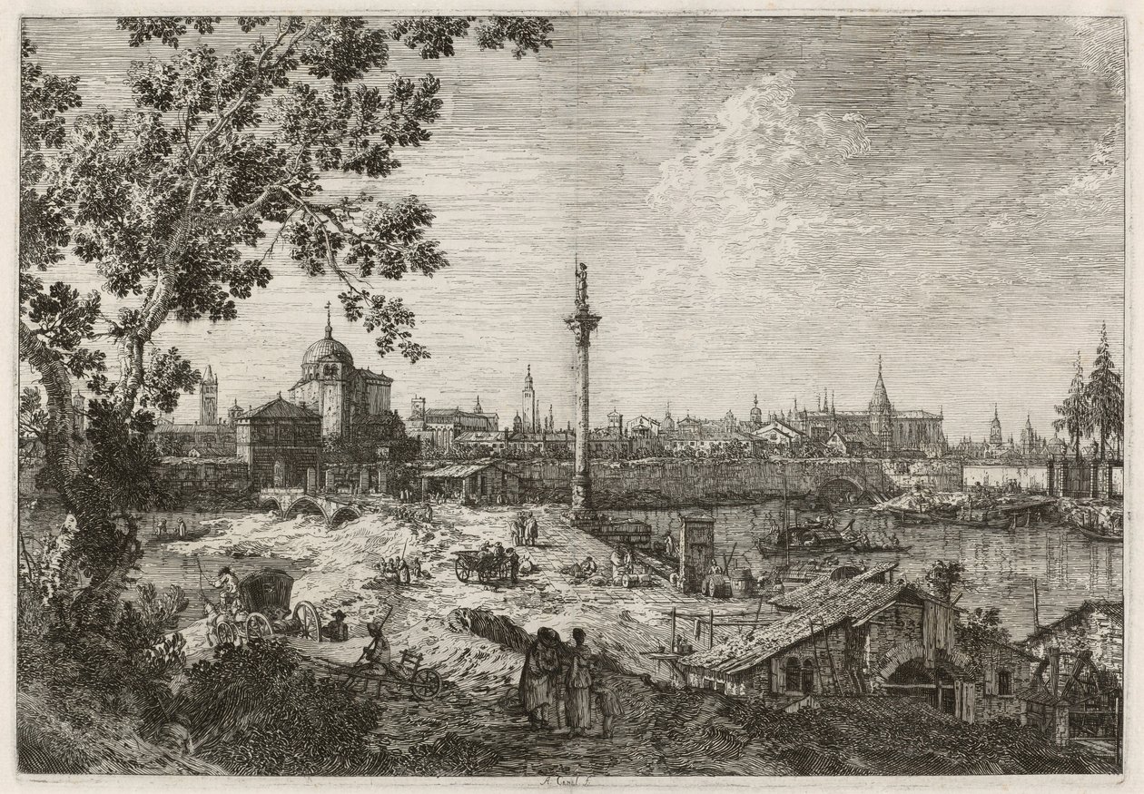 Imaginary View of Padua by Canaletto