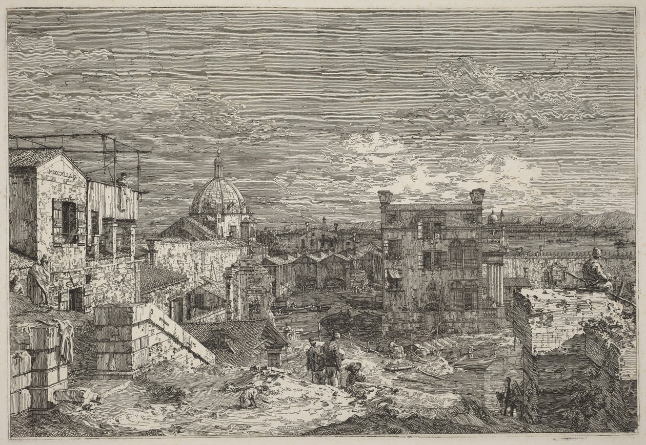 Imaginary View of Venice by Canaletto