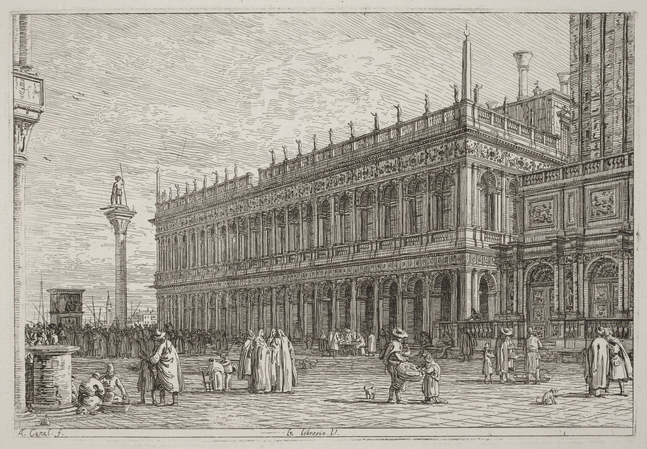 The Library. V. [upper left] by Canaletto
