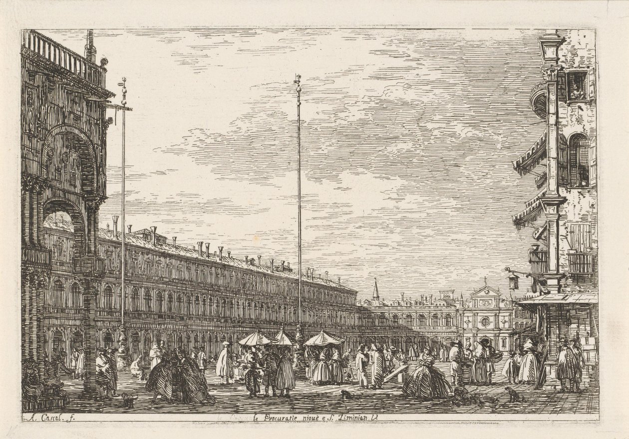 Piazza San Marco by Canaletto