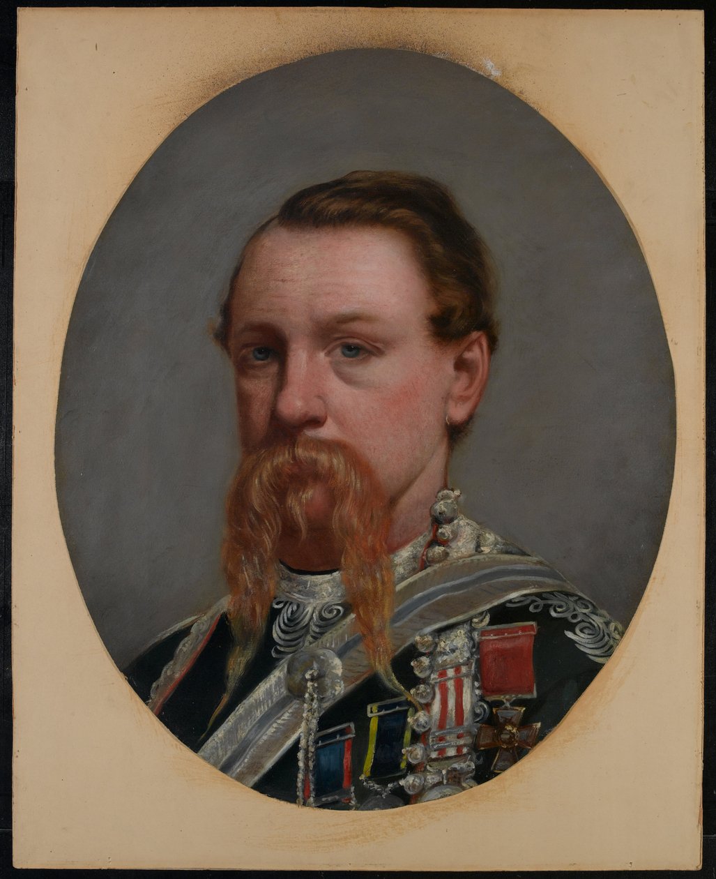 Major Frederick Robertson Aikman, VC, 4th Bengal Native Infantry, c.1860 by Capt. I.A. Goldingham