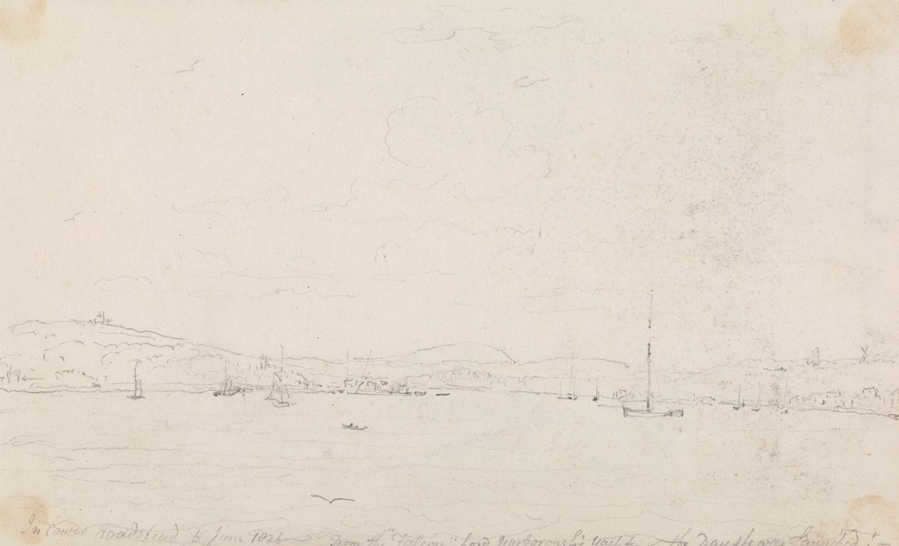 In Cowes Roadstead, 6 June 1826, from the 