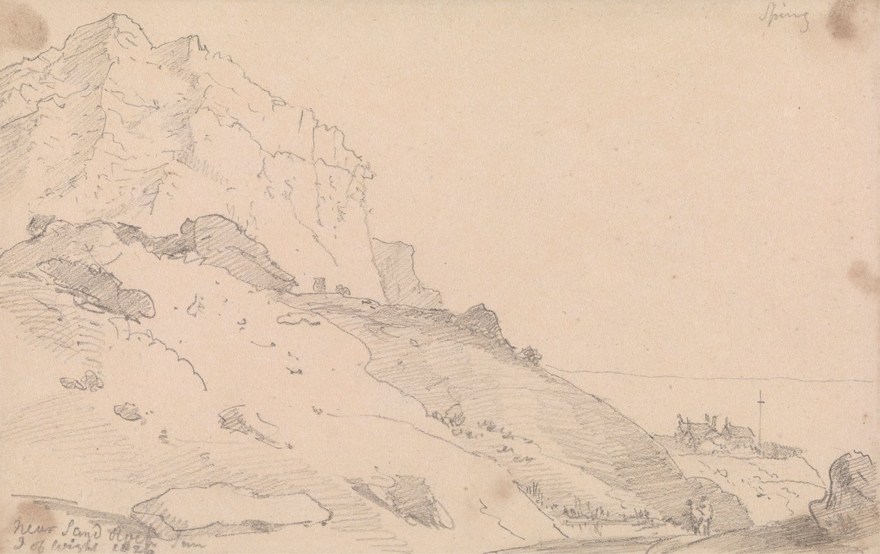Near Sandrock Inn, Isle of Wight by Capt. Thomas Hastings