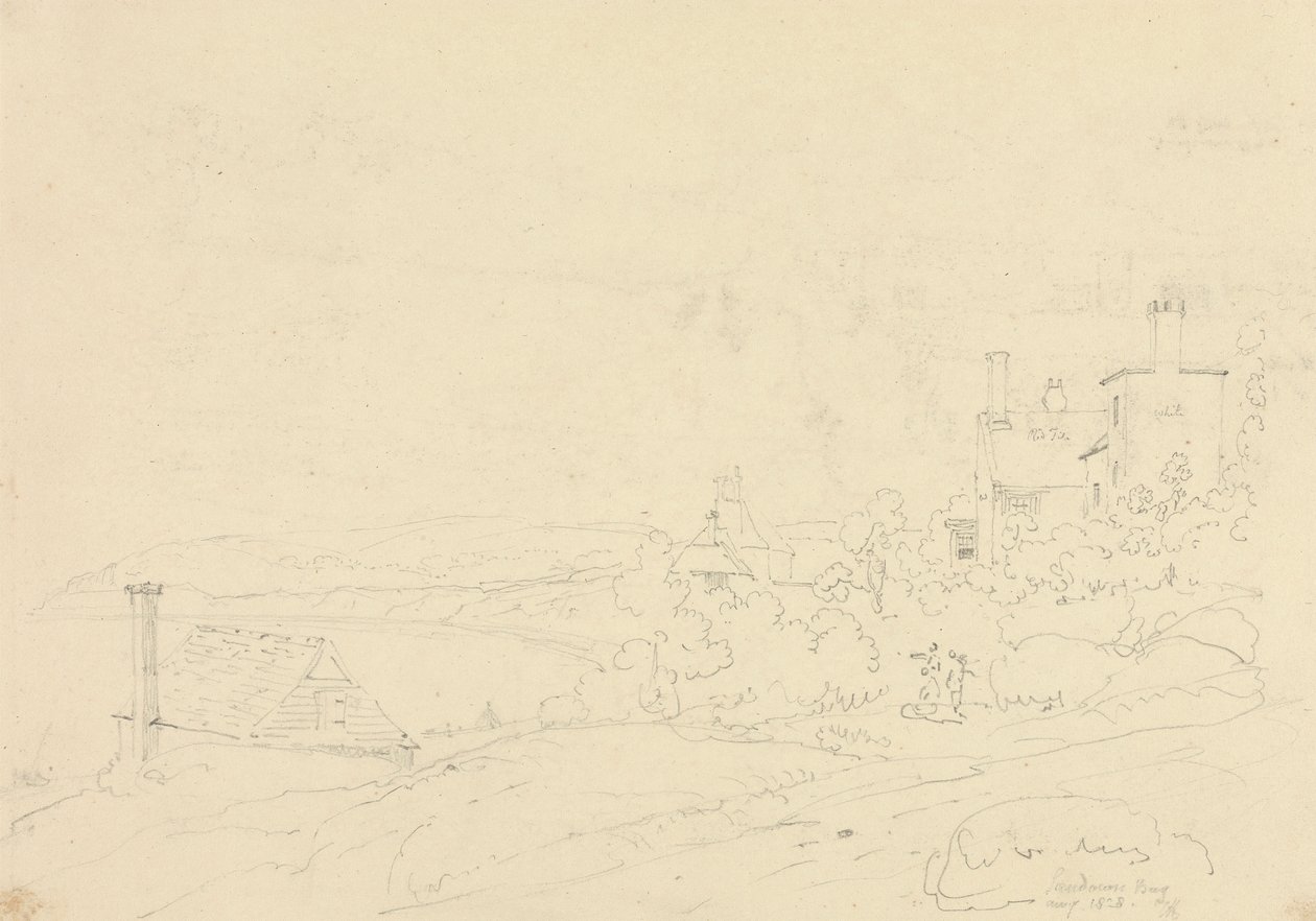Sandown Bay, Isle of Wight, August 1828 by Capt. Thomas Hastings