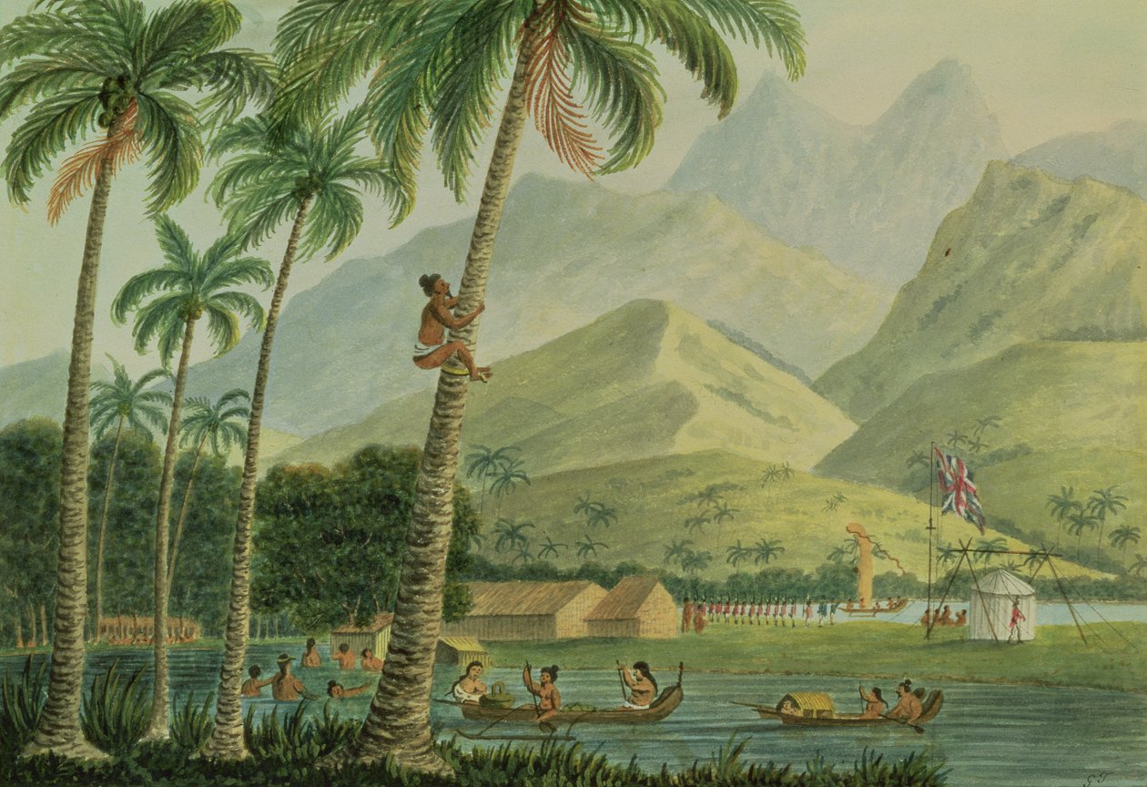 The Observatory, Point Venus, Otahytey by Captain George Tobin