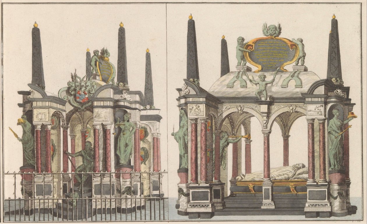 Tomb of William of Orange in Delft, ca. 1790 by Carel Frederik Bendorp (I) (possibly)