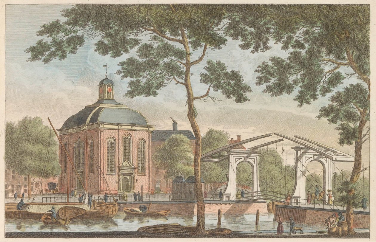 Lutheran Church in Rotterdam, ca. 1790 by Carel Frederik Bendorp (I)